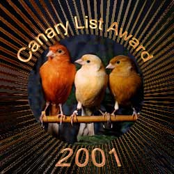 [ Canary List Award 2001 ]